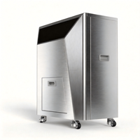 Broyeur de déchets alimentaires commercial personnalisé 110V 220V, capacité de traitement de 10 kg, machine à compostage électrique, élimination des déchets organiques