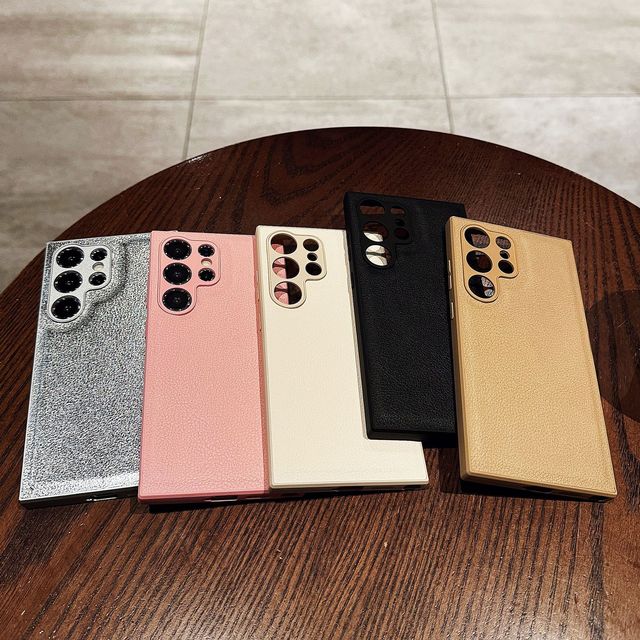 Popular Lychee Pattern PU Leather Mobile Phone Case for Samsung Galaxy S26 S25 S24 S23 S22 S21 Ultra Luxury Phone Cover