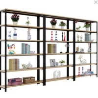 Étagère en acier et bois multi-niveaux pour vente en gros, présentoir pour magasins de proximité, snacks, grands magasins, jouets, présentoir d'échantillons