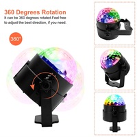 Disco Party Lumière Magique Dj Boule Mini Pas Cher Club LED sur 30-60 Lumière Auto/Son/Télécommande Lumières De Projection RGB IP20