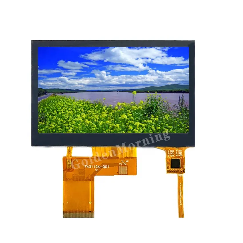 40 دبوس RGB IPS CTP 4.3 بوصة LCD TFT 800x400 شاشة الكريستال السائل