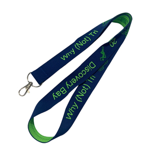 Durable <b>Polyester</b> Jacquard <b>Lanyard</b> Custom Various Colors Double-sided Woven Neck Strap for Trade Show Gift - Product Image 1