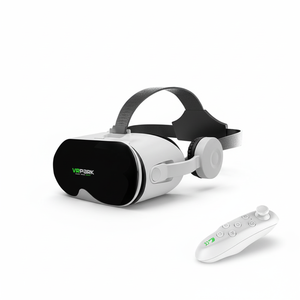 Gafas de Realidad Virtual 3D Todo en Uno, para <span class=keywords><strong>Juegos</strong></span> y Películas, <span class=keywords><strong>con</strong></span> Control Estéreo, Gafas Inteligentes 3D <span class=keywords><strong>VR</strong></span> - Product Image 2