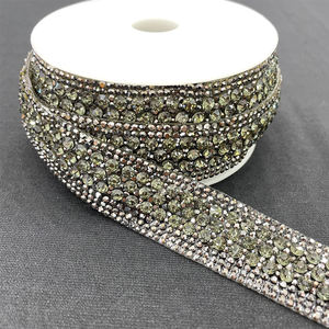 R005, cadena de diamantes de imitación de cristal brillante personalizada, adorno de hierro en diamantes de imitación para <span class=keywords><strong>Germant</strong></span> - Product Image 5