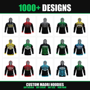 <span class=keywords><strong>Felpe</strong></span> con Cappuccio Personalizzate OEM con Design Maori, Oversize, per Rugby e Football, Vendita all'Ingrosso, Maglia Pesante per Fuori Campo NZ AU - Product Image 2
