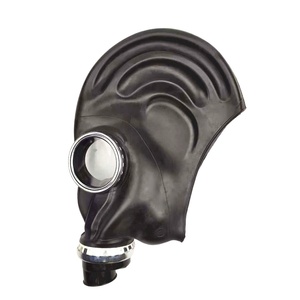 Masker Gas kelangsungan hidup nuklir kustom dengan Filter Gas pernapasan hitam 40mm Masker biokimia GP-5 karet kelas makanan - Product Image 4