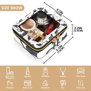 Top Quality Cosmetic <b>Bags</b> Factory <b>clear</b> Portable Cosmetic <b>Bag</b> Women <b>Travel</b> Toiletry <b>Bag</b> - Product Image 4