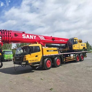 SANY 80 Ton Used Truck <b>Crane</b> Mobile Hydraulic All Terrain Lifting Equipment Construction Machinery PLC Motor - Product Image 4