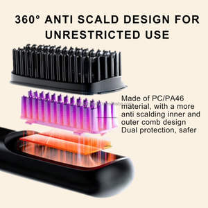 <span class=keywords><strong>Brosse</strong></span> <span class=keywords><strong>ronde</strong></span> <span class=keywords><strong>chauffante</strong></span> avec contrôle de température <span class=keywords><strong>Brosse</strong></span> à cheveux thermique ionique Fer à friser Lissant Volumisant Infrarouge <span class=keywords><strong>Brosse</strong></span> <span class=keywords><strong>ronde</strong></span> chaude - Product Image 2