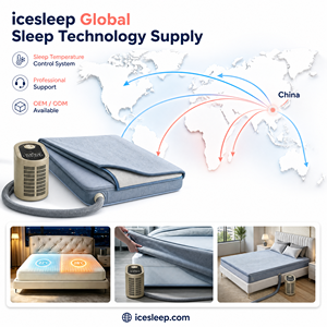 Matelas chauffant et rafraîchissant intelligent à mémoire de forme pour hôtel de luxe, avec optimisation personnalisée par IA et fonction de réveil silencieux, et draps de lit 600TC - Product Image 4