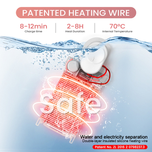 Mini sac d'eau chaude en PVC Rechargeable, bouteille <span class=keywords><strong>de</strong></span> sac d'eau chaude à compression auto-chauffante - Product Image 5