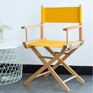 多个颜色选项花园家具木制导演的椅子扶手化妆椅