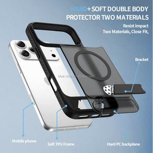 <span class=keywords><strong>Coque</strong></span> de téléphone à sublimation <span class=keywords><strong>incassable</strong></span> antichoc Girlish Matte avec béquille Design magnétique pour <span class=keywords><strong>Iphone</strong></span> 16 17 Pro Max - Product Image 5