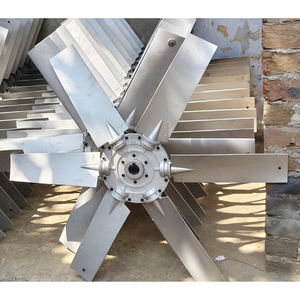 ใบพัดลมแกนอะลูมิเนียมหล่อขึ้นรูป อุปกรณ์ระบายอากาศอุตสาหกรรม ปริมาณลมสูง สำหรับหอระบายความร้อน พัดลมดูดอากาศ ทนทาน - Product Image 4