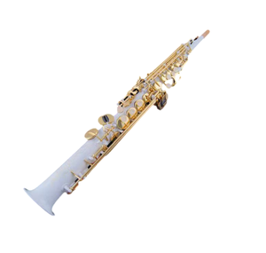 <span class=keywords><strong>Saxophone</strong></span> soprano blanc si bémol pour adultes débutants Performance professionnelle Vente directe d'usine - Product Image 1