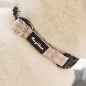 <span class=keywords><strong>Collar</strong></span> de perro con estampado de mezclilla ajustable, cómodo, antiestrangulamiento, correa para el cuello para mascotas, <span class=keywords><strong>Collar</strong></span> duradero para cachorros, accesorios para mascotas para perros - Product Image 2