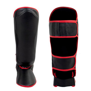 Espinilleras Ahira Sports para MMA, Boxeo y Kickboxing, Ligeras, Protección Profesional, Uso para Adultos, Cuero Espumado, Personalizables - Product Image 5