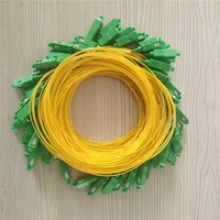 Cable de Fibra Óptica Monomodo OM3 de 3M, 0.9mm SC/UPC/APC, Codificado por Colores, con Revestimiento de PVC