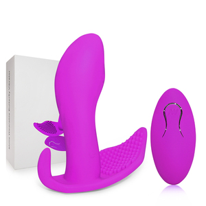 <b>Remote</b> <b>Control</b> Premium Silicone Clitoral <b>Vibrator</b> Purple Adult Stimulation Sex Wellness Product - Product Image 4