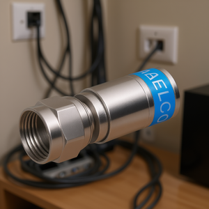 Conectores de Compresión ABELCO F, 10 Piezas Cada Uno, Adaptadores Coaxiales RF - Product Image 3