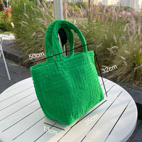 Sac Tendance 2024 Nouveaux Produits Designer Femmes Sacs Haute Qualité Grande Serviette Éponge Plage Éponge Sac Tapisserie Fourre-Tout Personnalisé