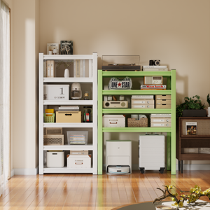 כבד-חובה מתכווננת 5-שכבתית פלדה שחורה מדפים מערכת מדפים עמיד מוסך & מתלה מתכת - Product Image 2