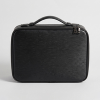 Sac de rangement pour vernis à ongles en cuir Epi LZ Factory, étui de rangement cosmétique, double couche, PU imperméable, sac de beauté de voyage, logo personnalisé