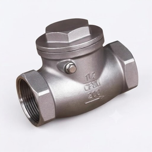 วาล์วกันกลับแบบสวิงอุตสาหกรรม CF8M 200 WOG สแตนเลสเกลียวใน NRV - Product Image 3