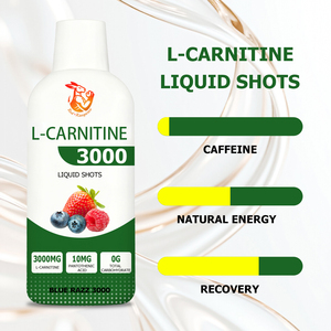 Líquido Oral de L-Carnitina para Mejorar la Recuperación, Sabor a Bayas Mixtas, Mejora el Rendimiento en el Ejercicio, Bebida Energética Líquida - Product Image 4