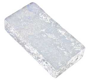 Azulejos de Cristal Esmerilado Decorativos Transparentes de Primera Calidad, Color Personalizado, Molidos Finamente, Ladrillo de <span class=keywords><strong>Vidrio</strong></span> Transparente - Product Image 2