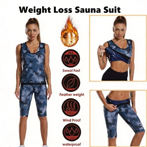 <span class=keywords><strong>Ensemble</strong></span> de yoga et de sport pour femme, camouflage personnalisé, taille haute, effet push-up, avec gaine amincissante, pour la gym, le fitness, l'entraînement et la course à pied - Product Image 2