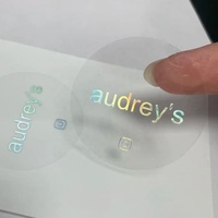 Autocollants en PVC avec logo personnalisé, formes et tailles sur mesure, estampage à chaud en or pour emballages cadeaux