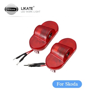 Luz de Bienvenida con Logotipo para Puerta de Coche, Compatible con Skoda <span class=keywords><strong>Octavia</strong></span> Vrs, <span class=keywords><strong>Octavia</strong></span> A5 2013, <span class=keywords><strong>Octavia</strong></span> 2 3, Luz de Bienvenida Skoda - Product Image 2