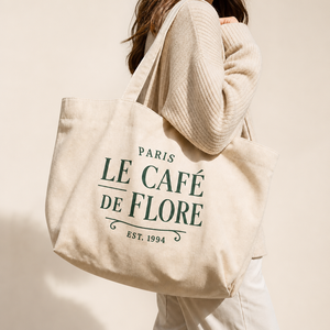 Ladies Canvas Shopper <b>Bag</b> Custom Logo Campus School <b>Tote</b> Girls Students Handbag Foldable Carryall Everyday Casual - Product Image 1