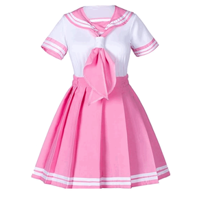 Costumes de cosplay Astolfo sur mesure, ensembles roses d'uniformes scolaires de <span class=keywords><strong>marin</strong></span> pour filles japonaises, pour Halloween - Product Image 2