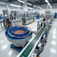 CYBFD Alimentateur vibrant automatique en acier inoxydable pour tuyaux d'échappement, équipement d'assemblage par compression automobile, moteur haute puissance
