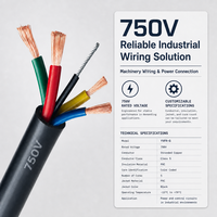 Câble de commande flexible en cuivre YVFR-G avec gaine NBR/PVC pour le câblage des équipements industriels