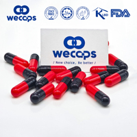 Capsules de gélatine bovine vides certifiées Halal de qualité pharmaceutique Wecaps (Modèles 000) #   00 #   0 #   1 #   2 #   3 #   4 # )
