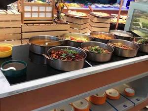 Table de cuisson à induction encastrable professionnelle pour hôtels et buffets de restauration, chauffe-plats à température réglable AM-BCD105 - Product Image 5