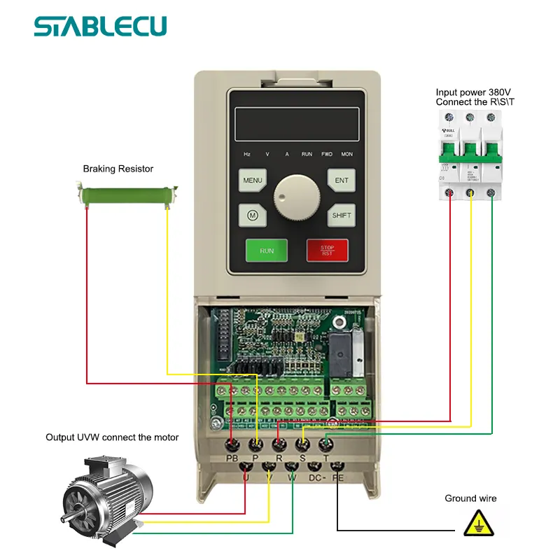 Bộ Biến Tần Tần Số Xoay Chiều 220 V Sang 380 V 3 Pha 400Hz Nhỏ 30kw 380 V Cho Thang Máy