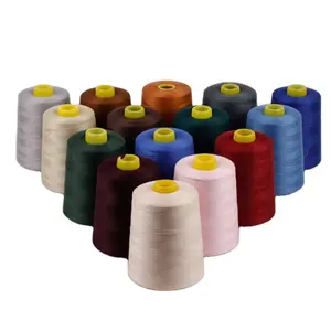 Eco-friendly 40/2 3000yard Polyester Sewing Thread For Trousers