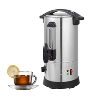 Bouilloire électrique 1500W 10L en acier inoxydable pour café, thé et eau chaude dans les restaurants et les hôtels