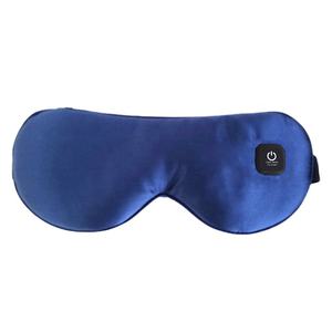 Masque pour les yeux chauffant en satin de soie pour le sommeil Masque Eey amovible avec compresse chaude et batterie au lithium sans fil pour les voyages et <span class=keywords><strong>la</strong></span> <span class=keywords><strong>nuit</strong></span> - Product Image 4