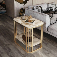 Table d'appoint de canapé en bois moderne et haut de gamme ultra-étroite et durable Table basse durable pour petits appartements avec panneau en bois
