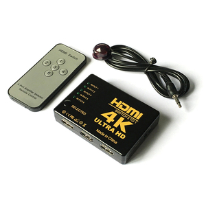 HDTV chuyển đổi độ nét cao 4K 5-to-1 an ninh video chuyển đổi với điều khiển từ xa kỹ thuật số/analog âm thanh đầu ra Selector - Product Image 5