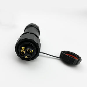IP68 Đen hàng không nối bảng điều khiển cài đặt hàn cáp điện nối cắm nam và nữ ổ cắm - Product Image 4