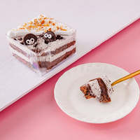 Livraison rapide paquet de pâtisserie conteneur boulangerie PET boîte à gâteau en plastique transparent boîte à biscuits emballage boîtes en plastique