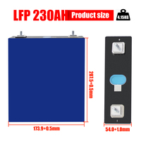 Polandia Jerman EVE 3.2V 230ah Lifepo4 baterai sel 3.2V penyimpanan listrik Lifepo4 baterai 230Ah