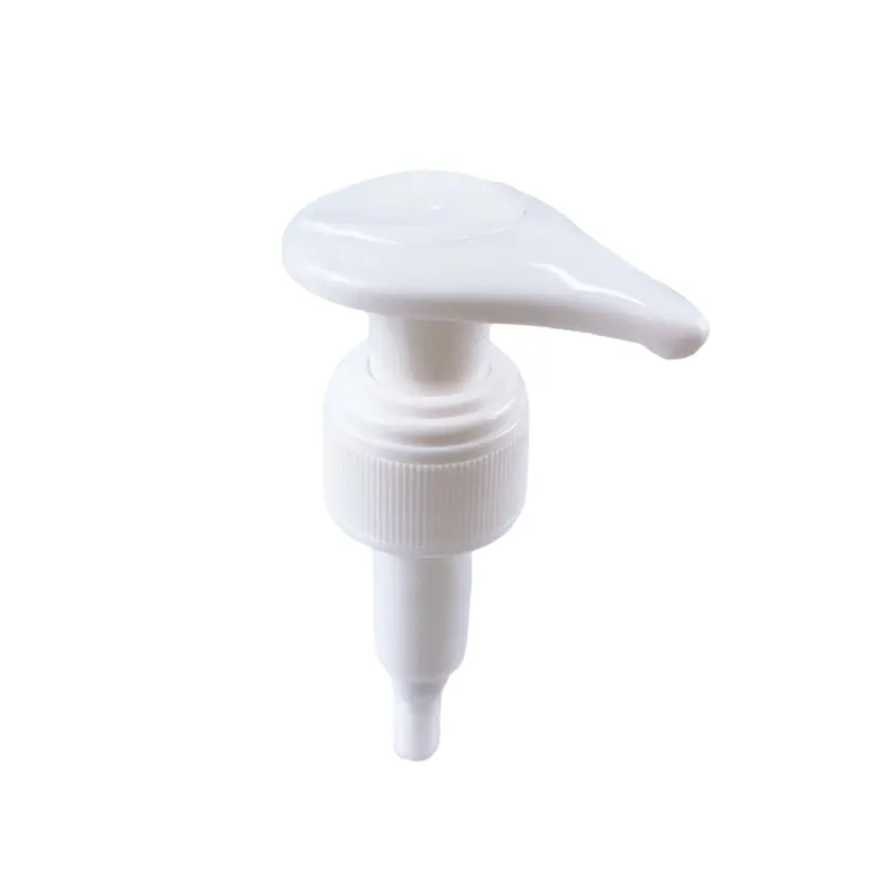 Witte Kleur Lotion Dispenser Pomp Glad Geribbeld Aluin 24Mm 28Mm Gel Zeep Lotion Pomp