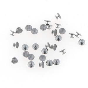 10 buah/pak tombol bahasa gigi Bondable dasar bulat bahan gigi ortodontik dokter gigi ortodontik - Product Image 4